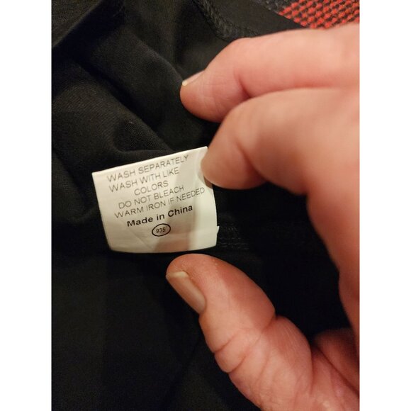 NEW Short-Sleeve Black V-Neck T-Shirt XXL Polyester Blend Stretchy Fabric - Picture 5 of 16